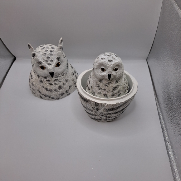 Roman Inc Nesting Snow Owl Set - Picture 2 of 16